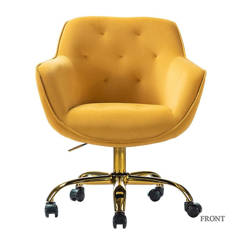 Jovida Velvet Tufted Office Chair