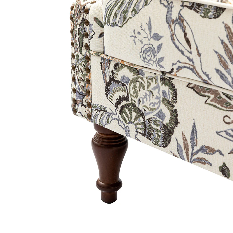 Felix Armchair with Spindle Legs