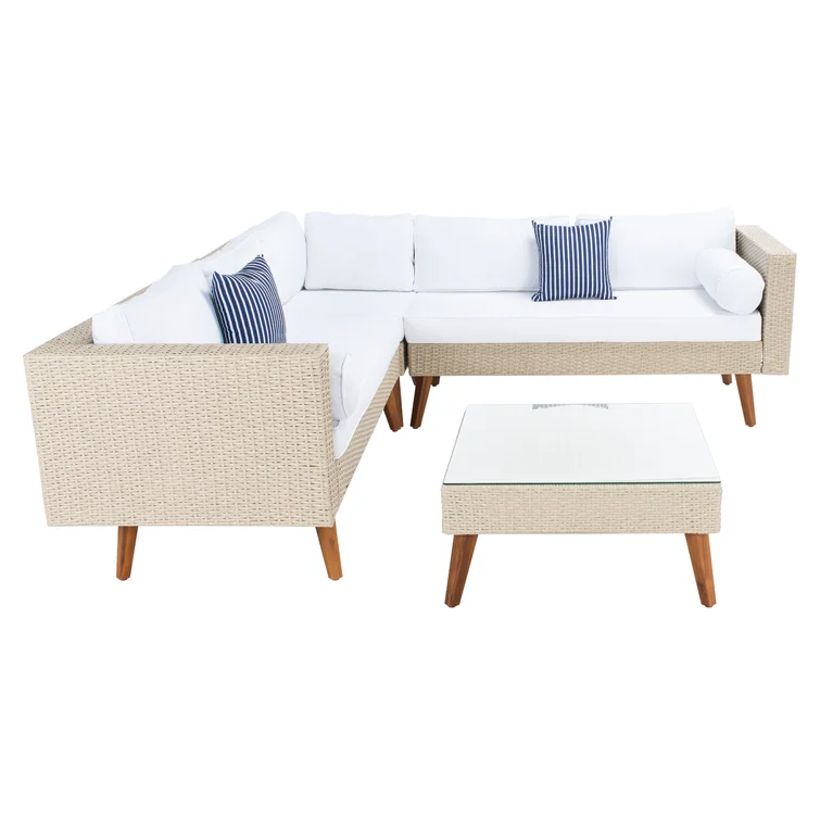 Chicago 6 - Person Outdoor Seating Group with Cushions