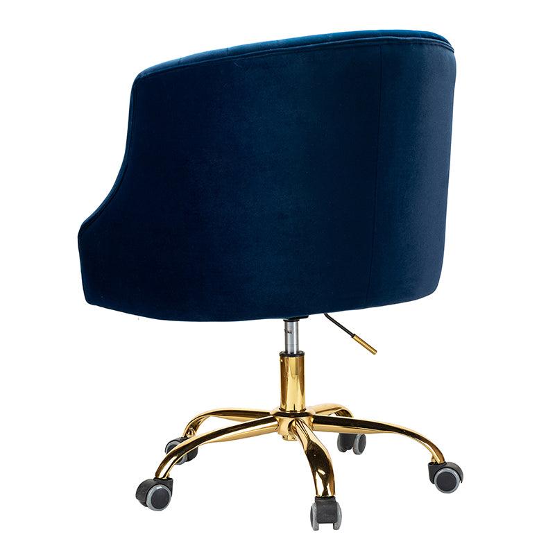 Penelope Velvet Tufted Office Chair