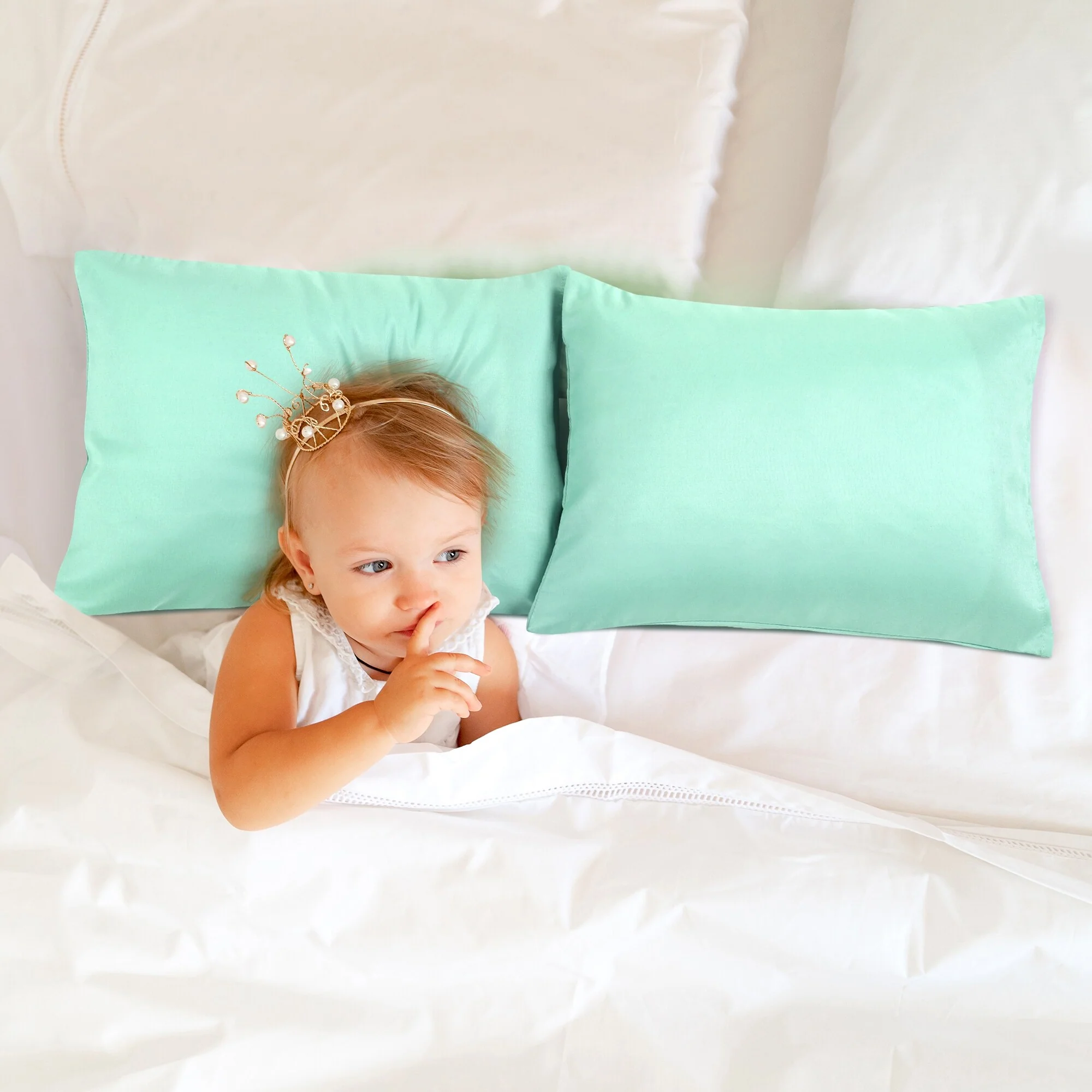 Soft 1800 Series Microfiber Long Pillowcases Set of 2