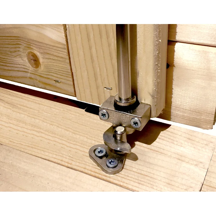 7 ft. x 4 ft. Solid Wood Horizontal Bike Shed