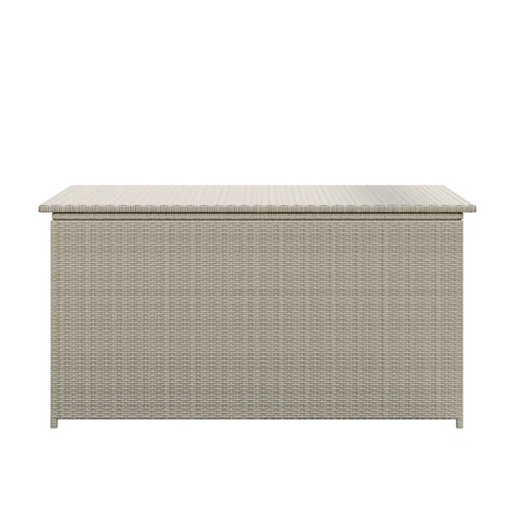 202 Gallons Wicker / Rattan Outdoor Storage Bin