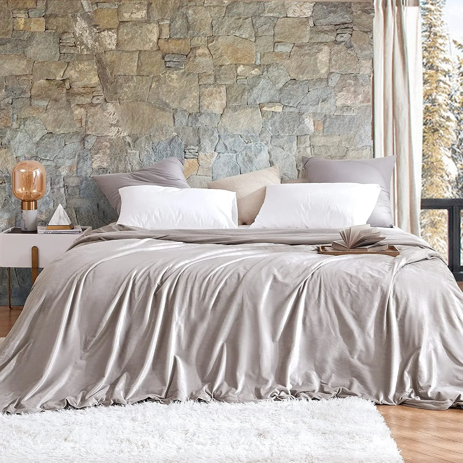 Chommie Weighted Coma Inducer? Comforter - Cuz I'm Cozy - Stone Taupe