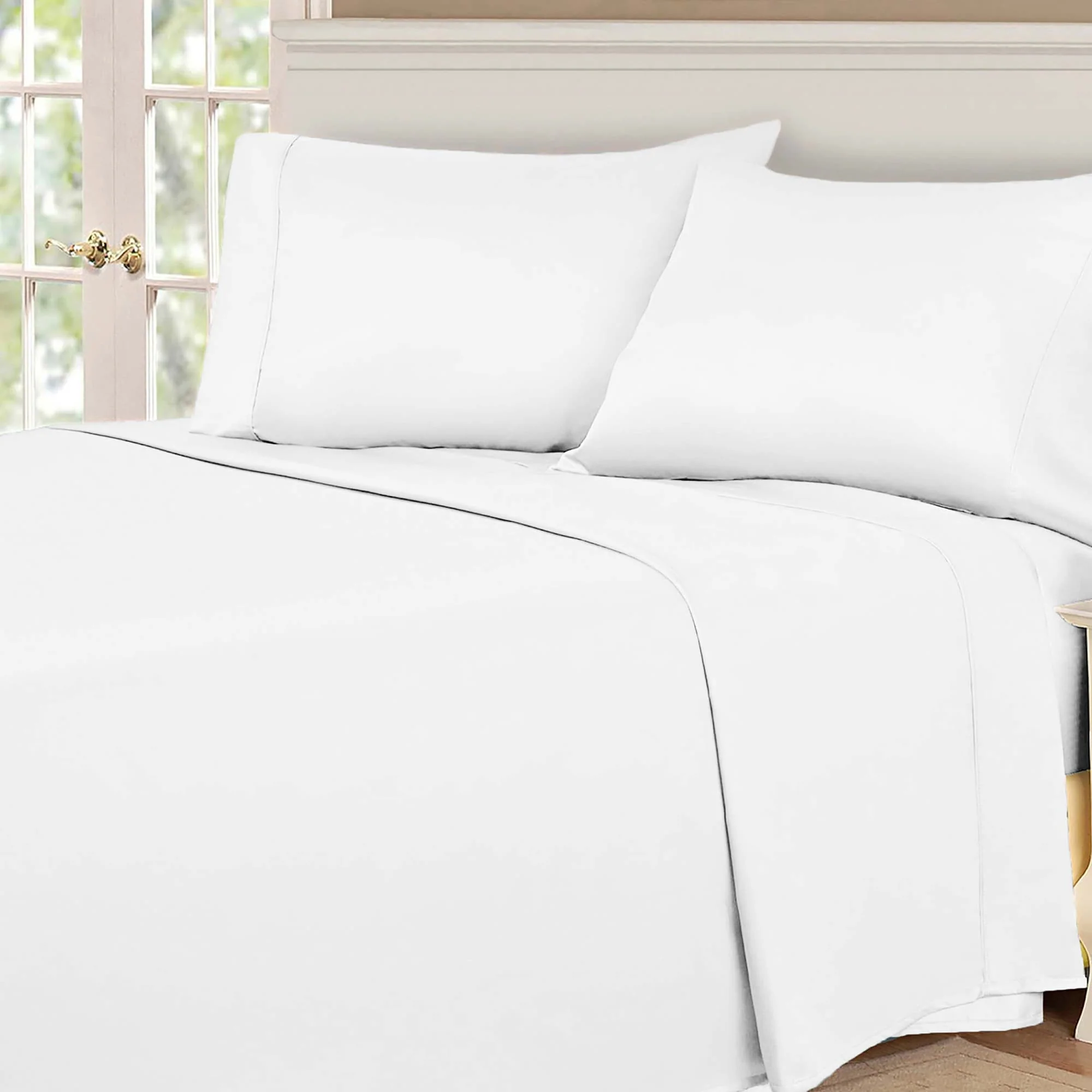 Superior Egyptian Cotton 530 Thread Count Deep Pocket Solid Sheet Set