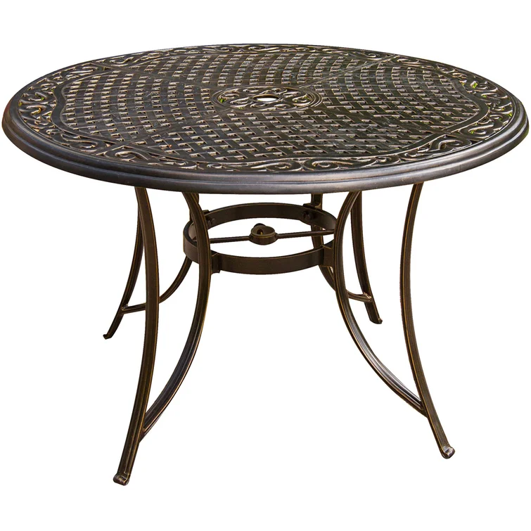 Alejandria 6 - Person Round Outdoor Dining Set