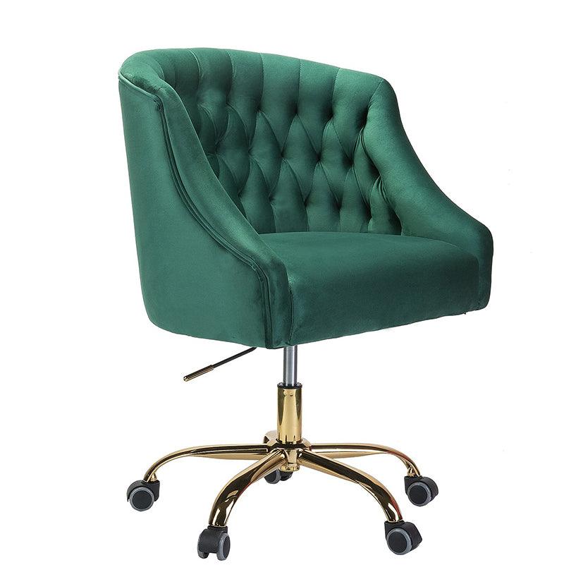 Penelope Velvet Tufted Office Chair
