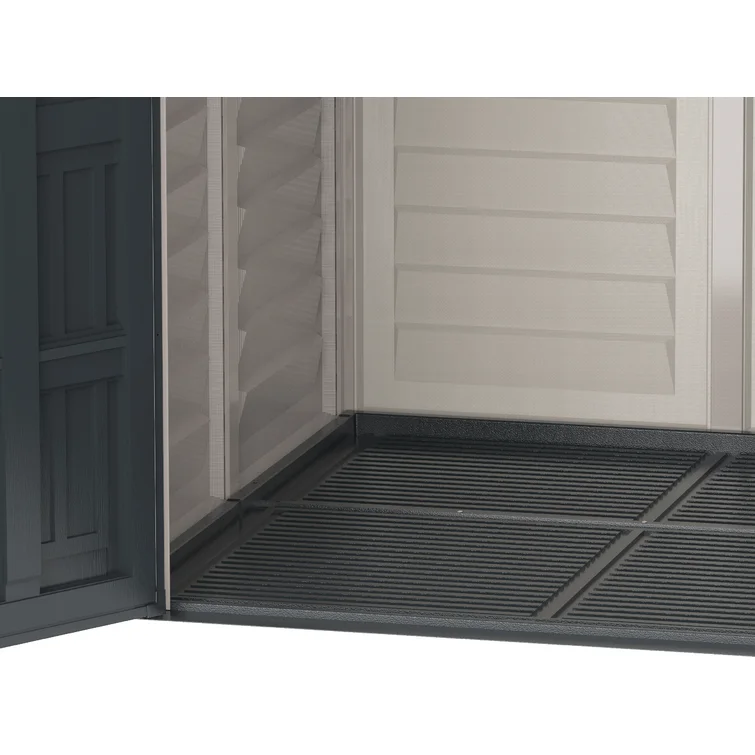 Yardmate Plus 5 ft. 7 in. W x 8 ft. D Plastic Traditional Storage Shed
