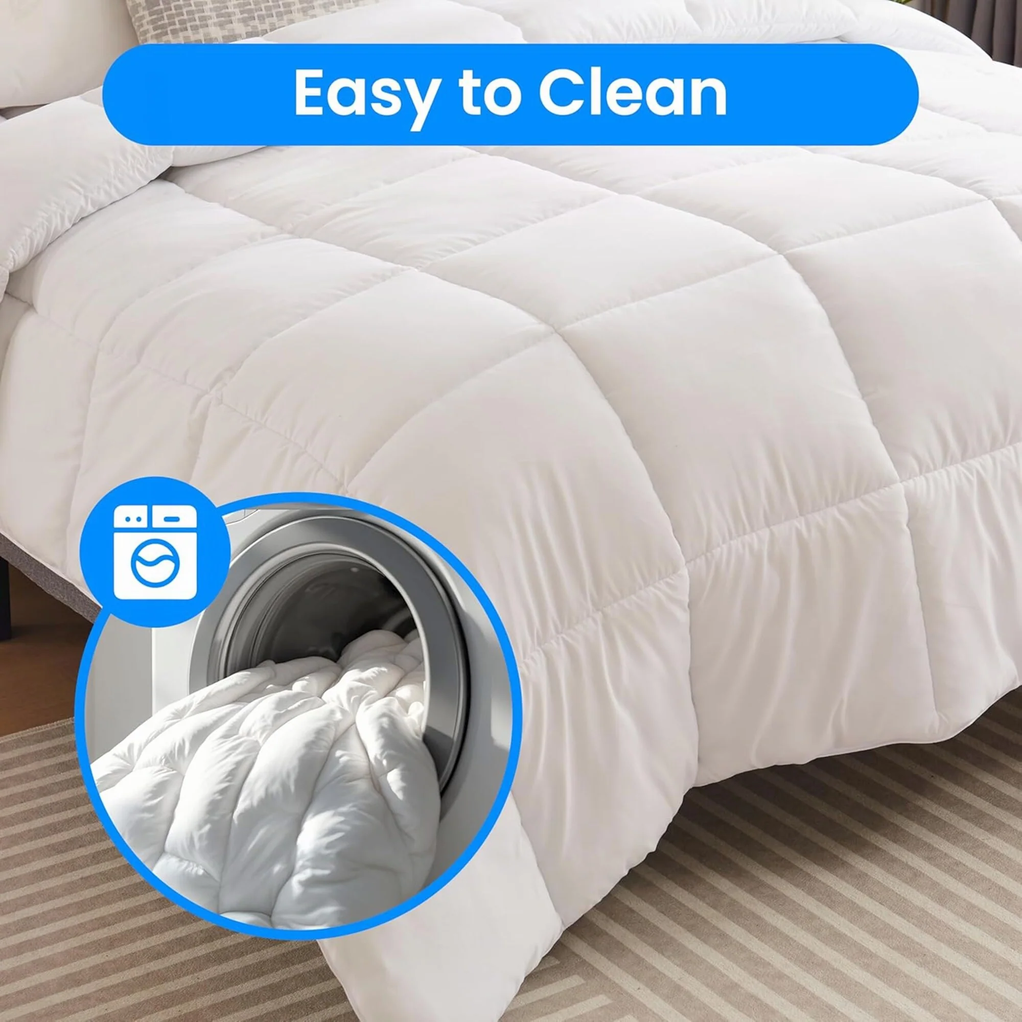 Comforter King Size, All Season Duvet Insert