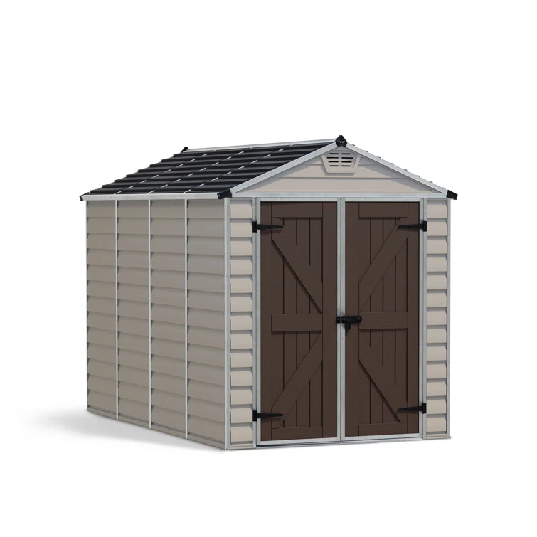 SkyLight 6 ft. W x 10 ft. D Polycarbonate Storage Shed