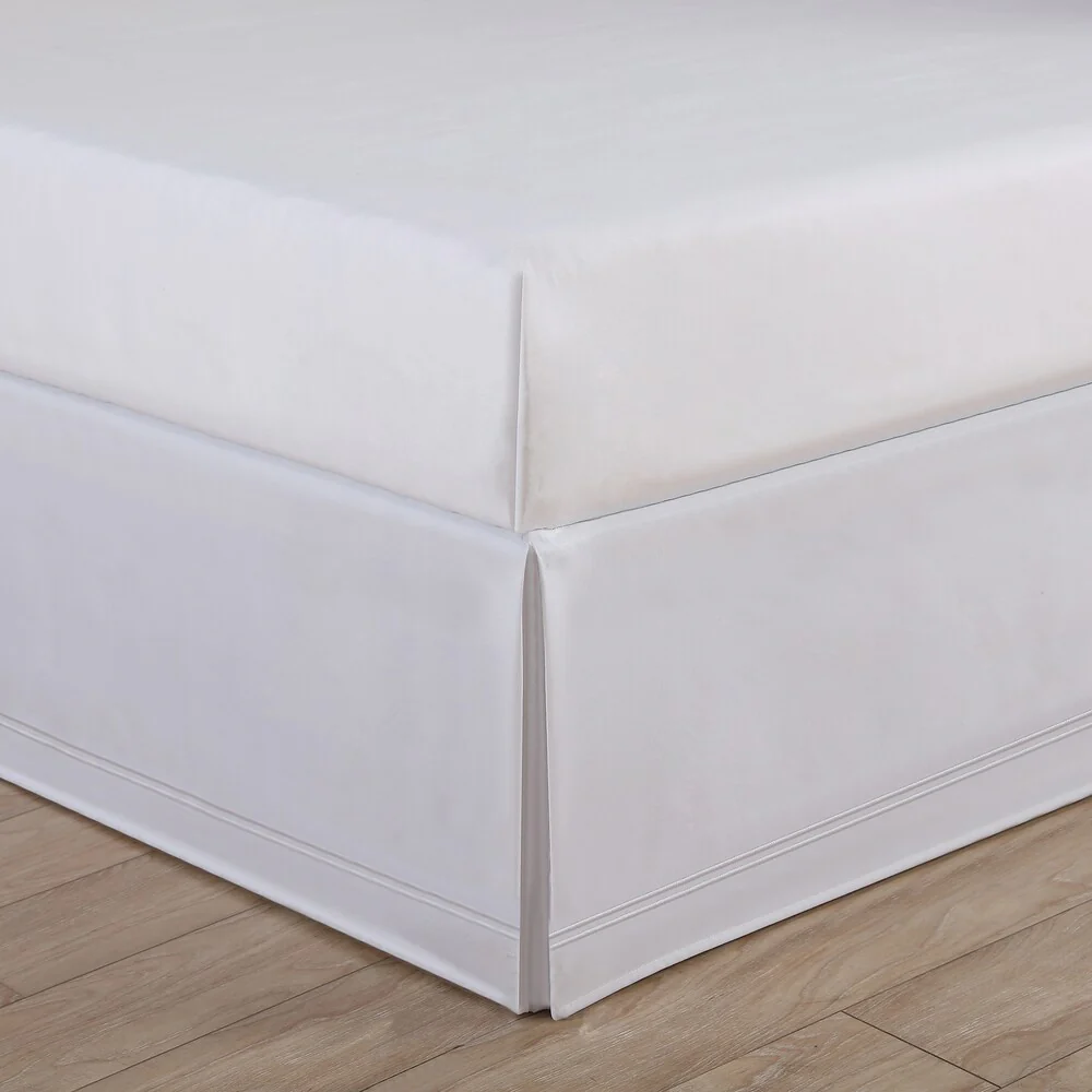 Baratta Stitch Embroidery 14-inch Drop Bed Skirt