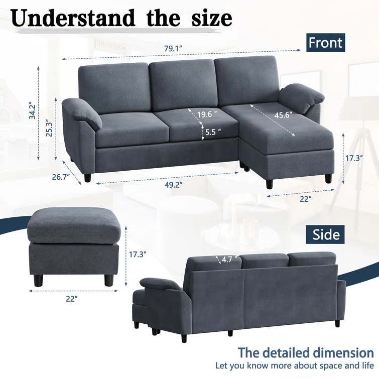 Ashleh Upholstered Sectional