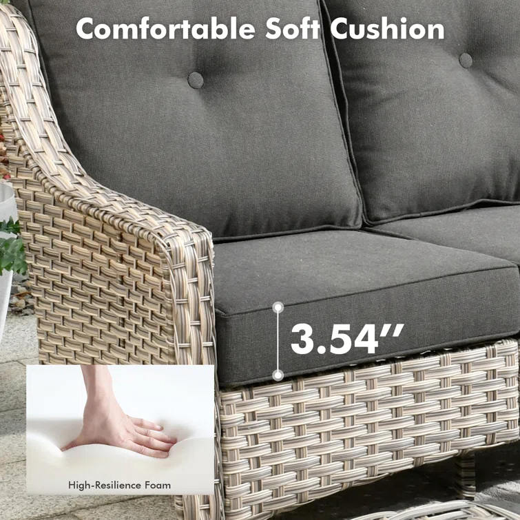 Emroy 5 - Person Outdoor Seating Group with Cushions