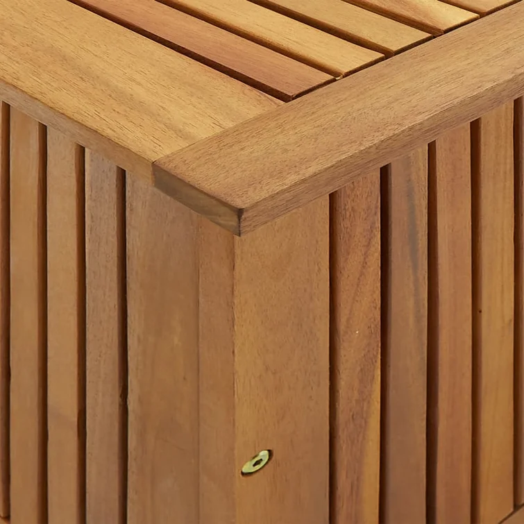 Outdoor Storage Deck Box Chest for Patio Cushions Tools Solid Acacia Wood