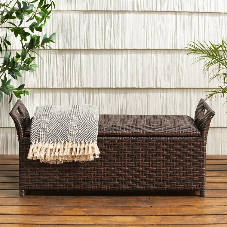 Quinto Wicker Outdoor Bench