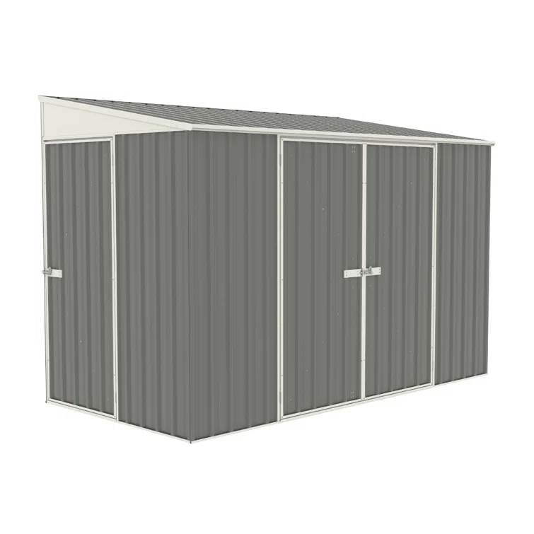Durango 10 ft. W x 5 ft. D Metal Lean-To Bike Shed