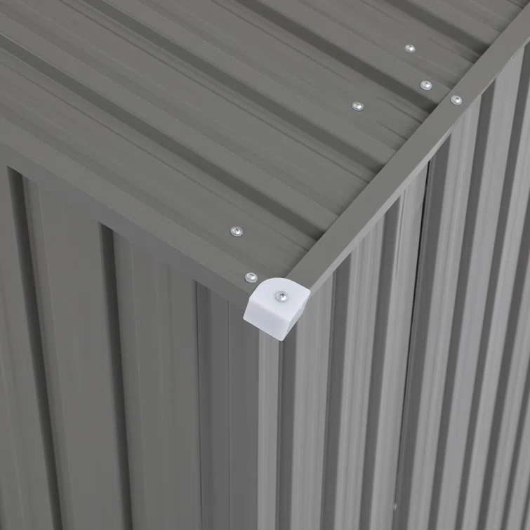 10 ft. W X 8 ft. D Metal Storage Shed