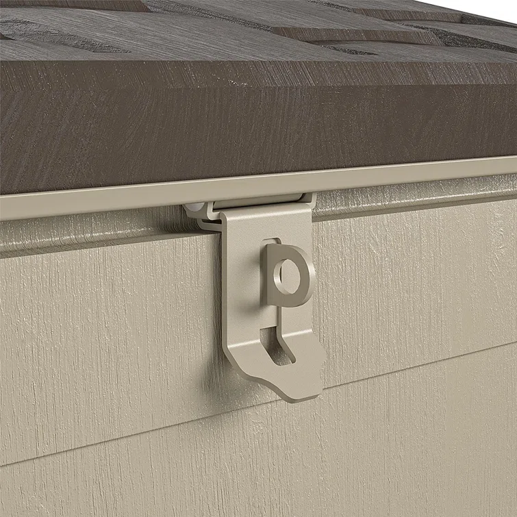 ColorLife 20.5'' W 45 Gallons Water Resistant Polypropylene Lockable Deck Box