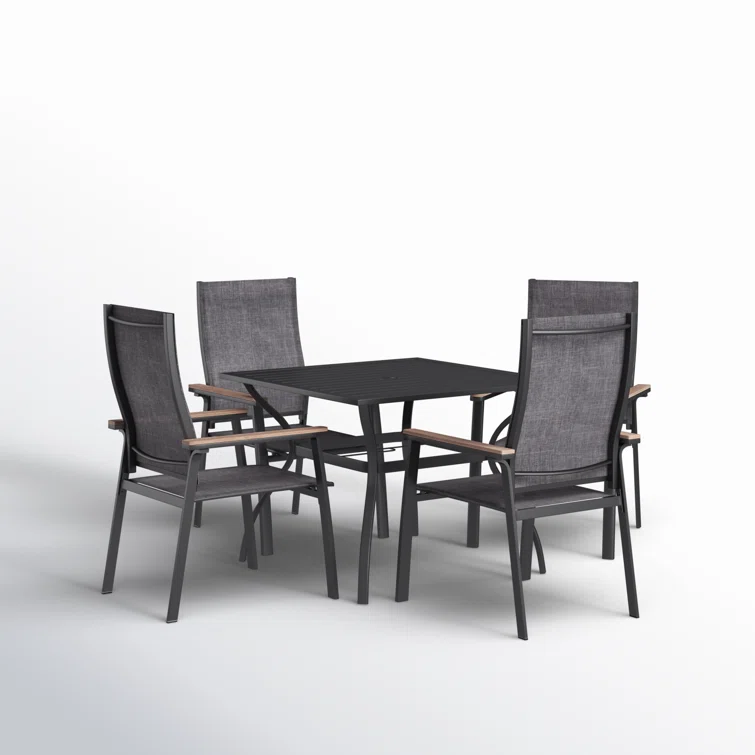 Alyah 4 - Person Square Outdoor Dining Set