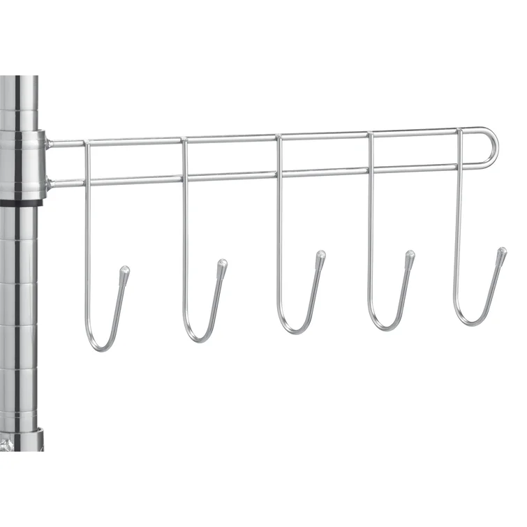 18'' W Steel Height -Adjustable Shelving Unit with Wheels