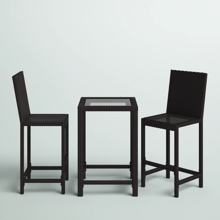 Corlane 2 - Person Square Outdoor Dining Set