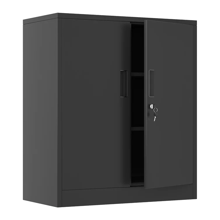 Huguley 36.2" H x 31.5" W x 15.75" D Metal Storage Cabinet