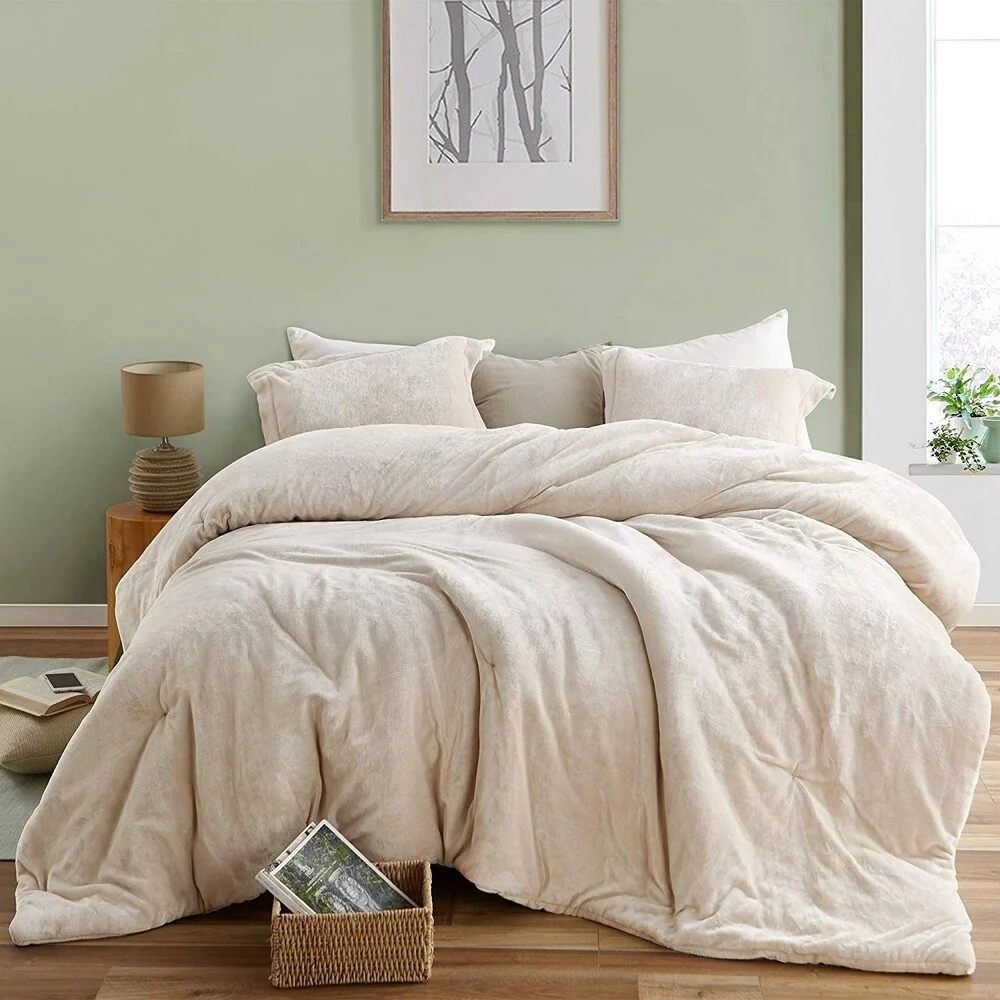The Original Plush - Coma Inducer? Oversized Comforter Set - Almond Milk