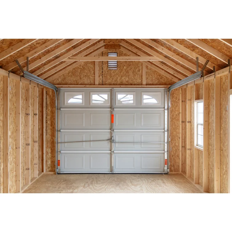 12 ft. W x 26 ft. D Solid Wooden Garage Shed
