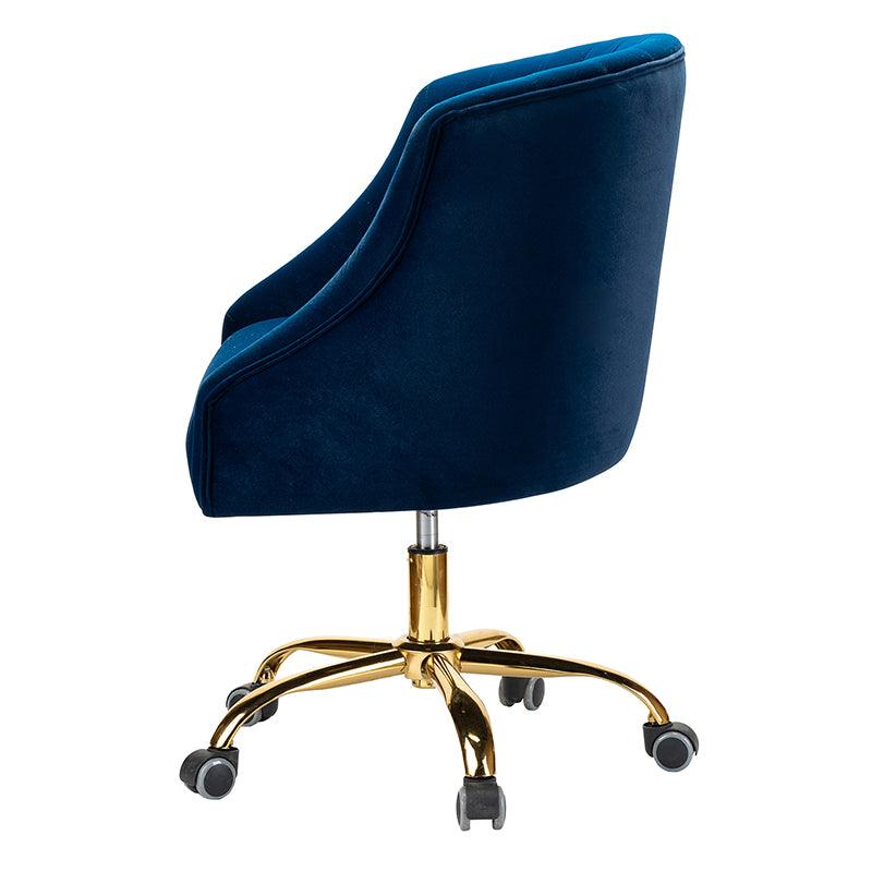 Penelope Velvet Tufted Office Chair