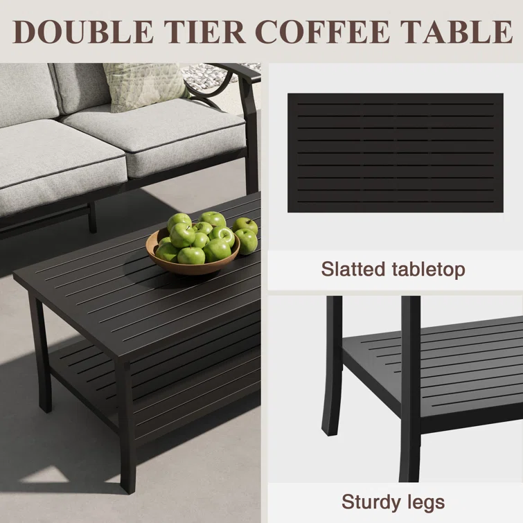 Brandtley 5 - Person Outdoor Seating Group with Cushions