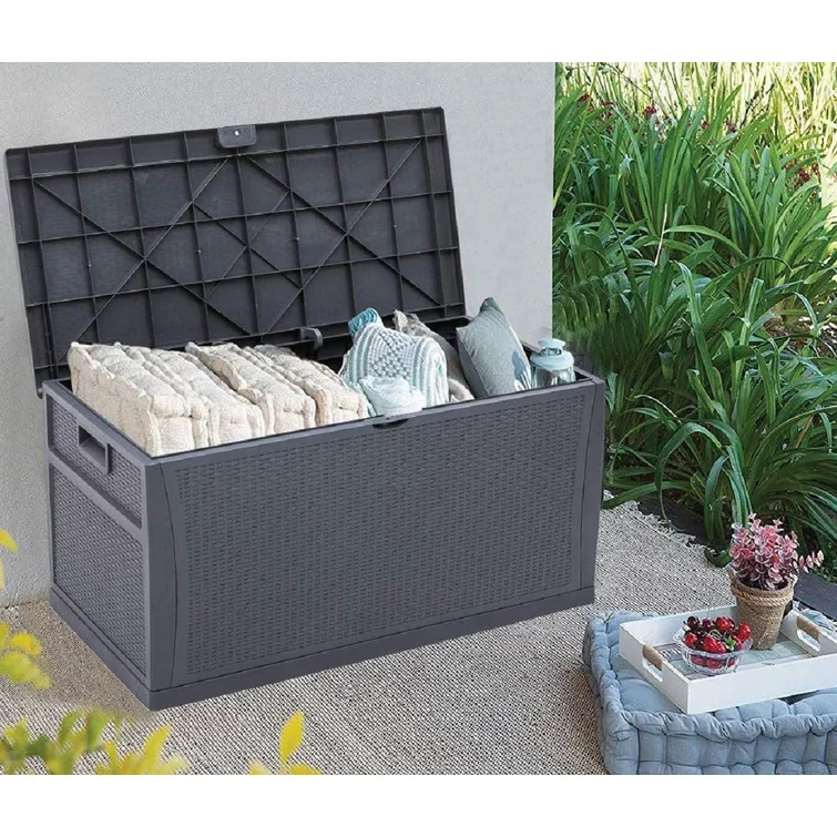 SUNCROWN 46.85'' W 120 Gallons Water Resistant Lockable Deck Box