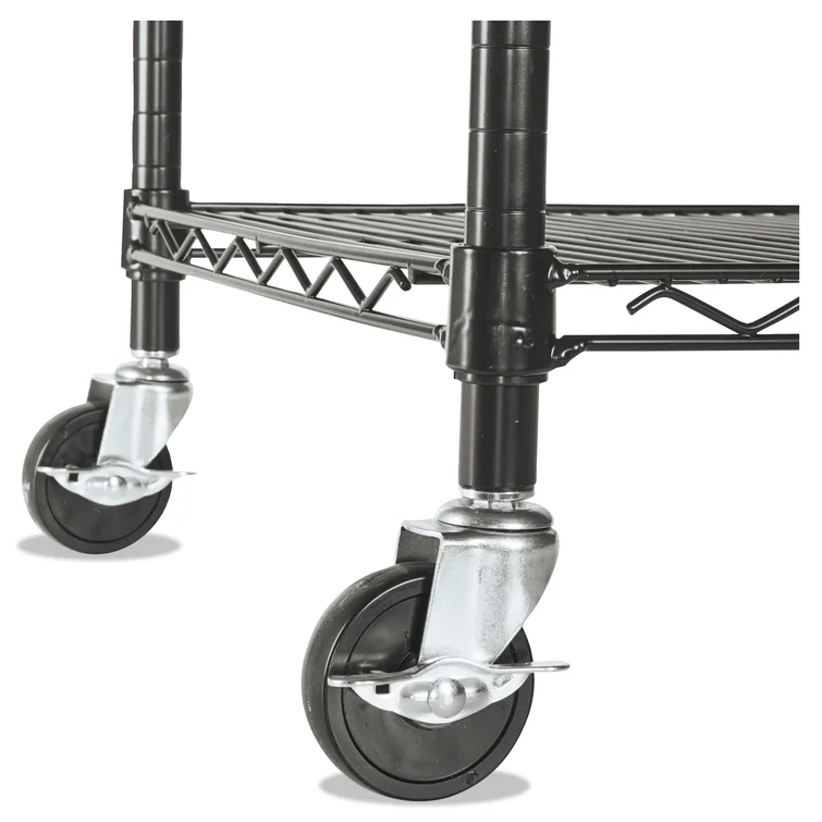 48'' W Height -Adjustable Shelving Unit with Wheels