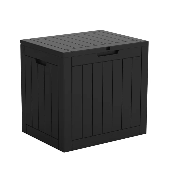 LeHom 22'' W 32 Gallons Water Resistant Resin Lockable Deck Box