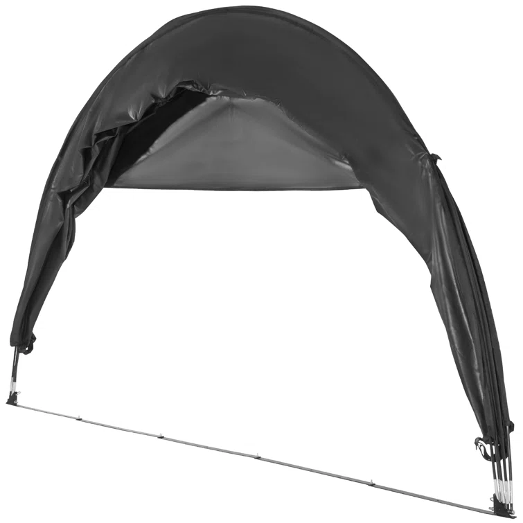 9 ft. W x 6 ft. D Fabric Portable Bike Shed