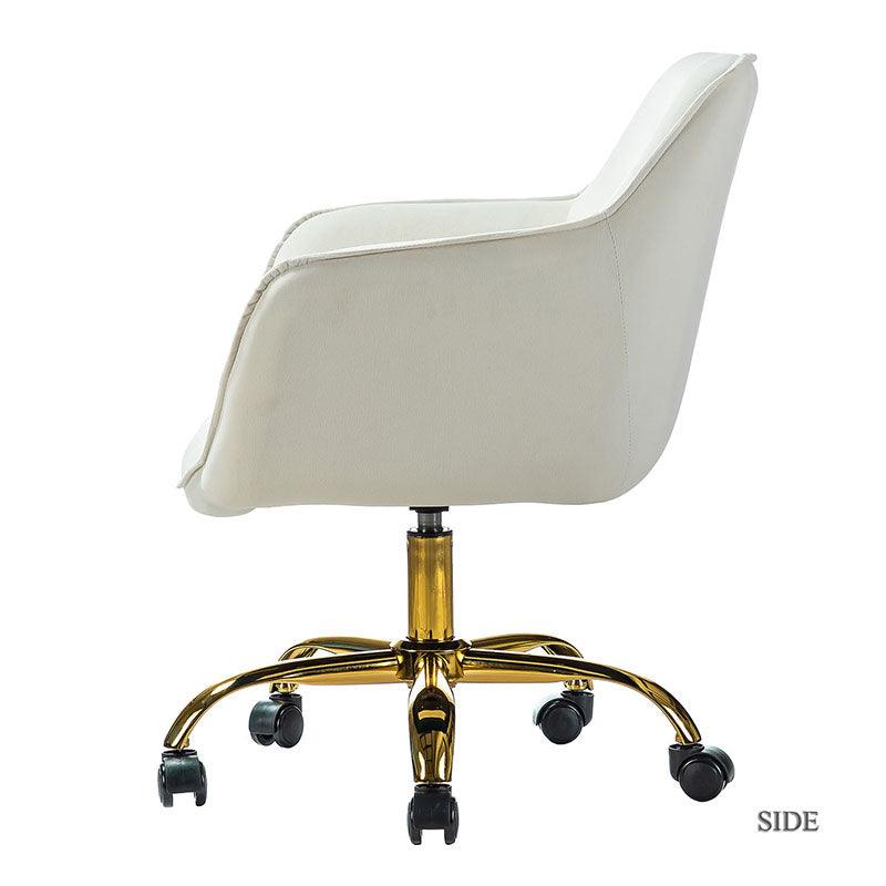 Jovida Velvet Tufted Office Chair
