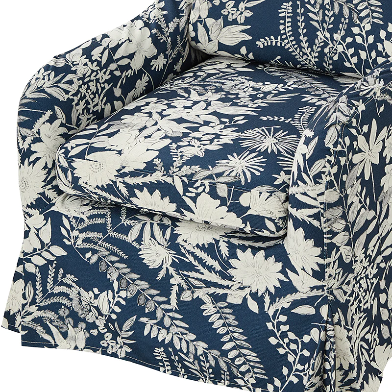 Bertram Claas 360 Degree Swivel Chair With Slipcover