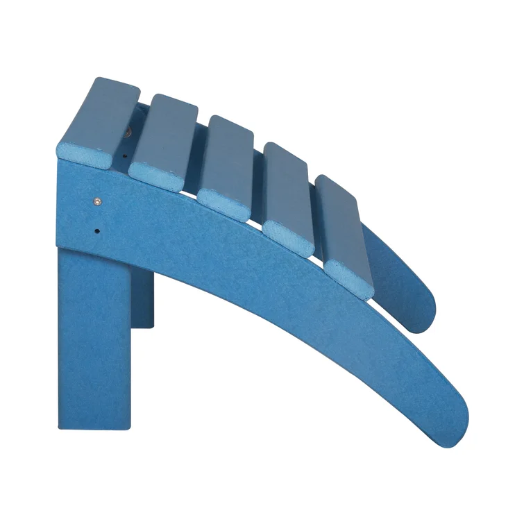 Shaunna Resin Adirondack Chair with Ottoman