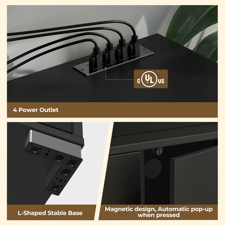 Geffken TV Stand for TVs up to 65