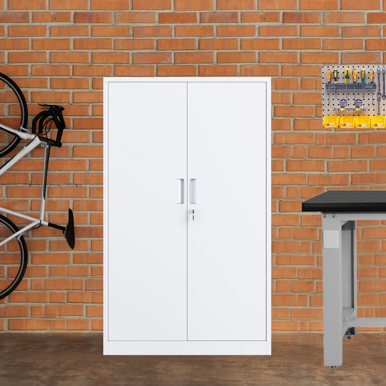 Aspinwall Metal Single Storage Cabinet ( 53.5'' H x 31.5'' W x 15.75'' D)