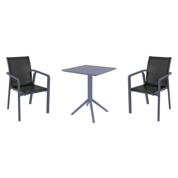 Farrah 2 - Person Square Outdoor Dining Set