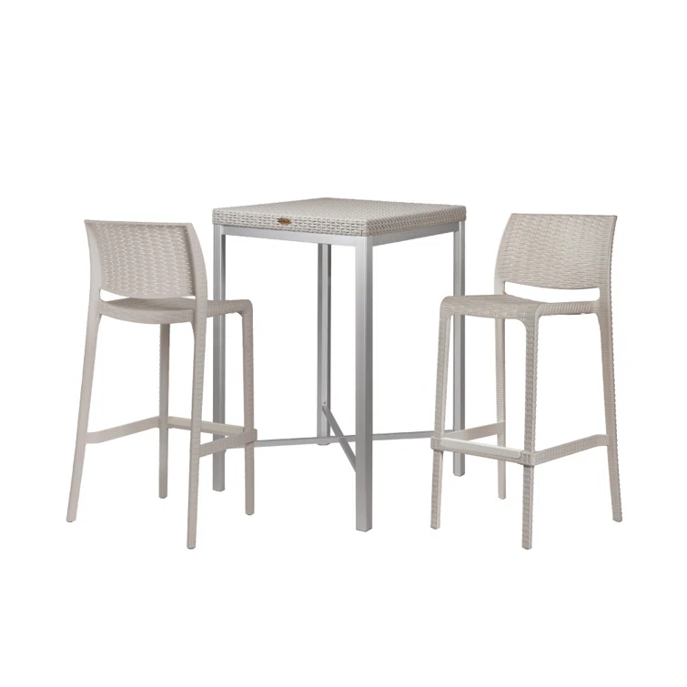 Andyn 2 - Person Square Outdoor Dining Set