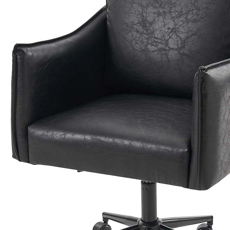 Fabius Mid-Century Modern Height-Adjustable Swivel Office Chair