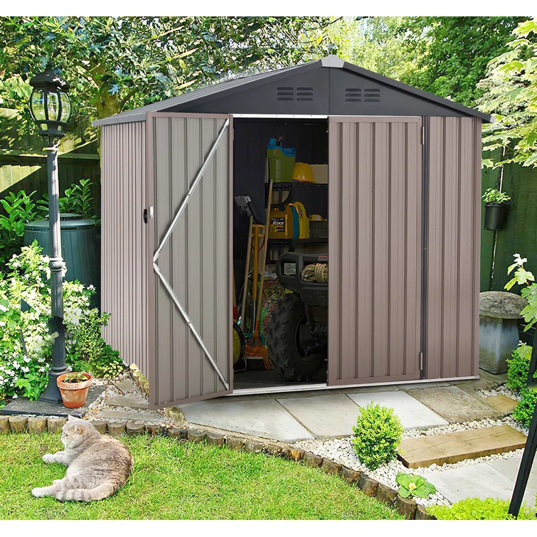 7 Ft. W X 7 Ft. D Metal Storage Shed