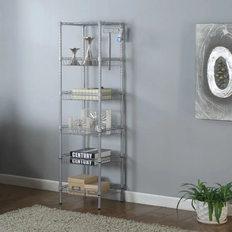 Alverson 13.39'' W Metal Shelving Unit