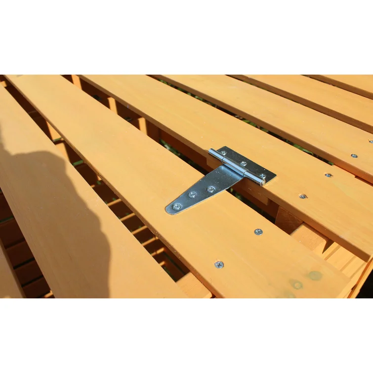 5 ft. W x 5 ft. D Solid Wood Garbage Shed