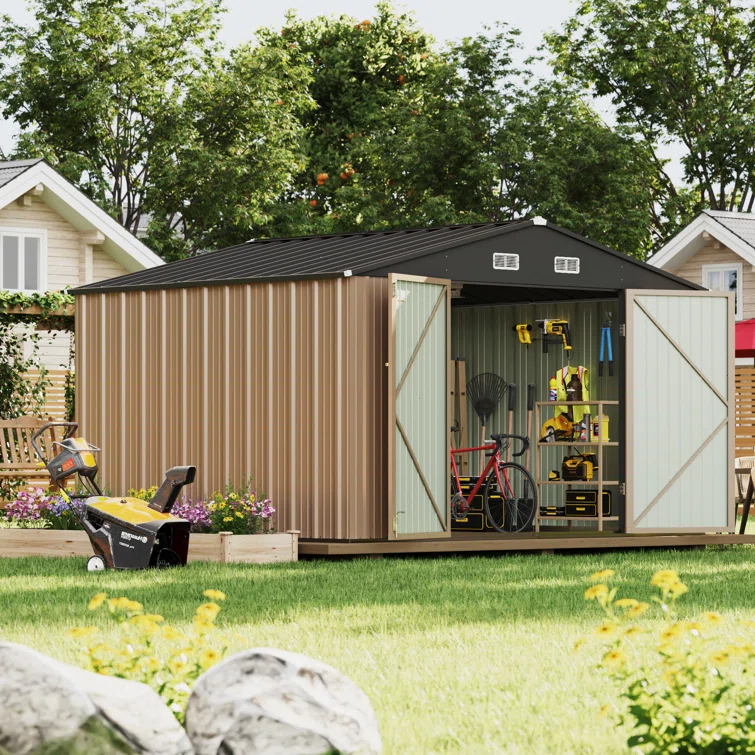 Outdoor Metal Storage Shed