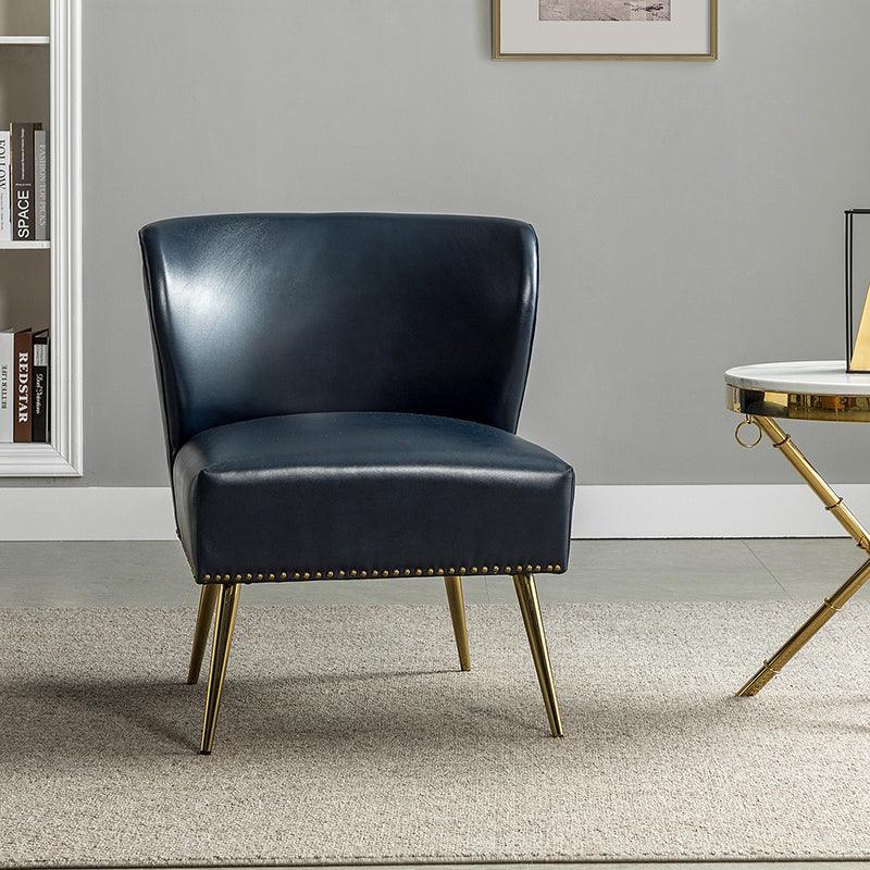 Angela Leather Side Chair