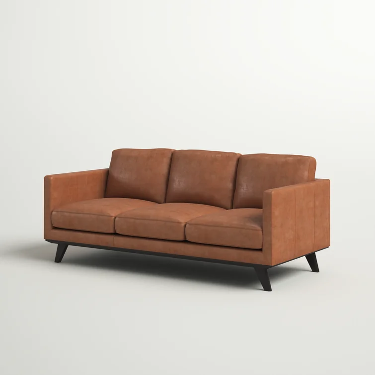 Asuka 89'' Leather Sofa
