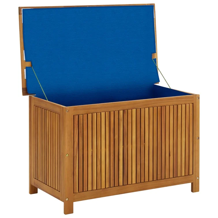 Outdoor Storage Deck Box Chest for Patio Cushions Tools Solid Acacia Wood
