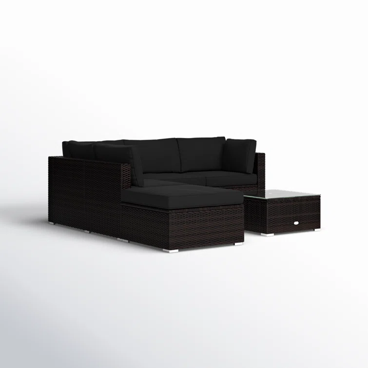 Planada 5 - Person Outdoor Seating Group with Cushions